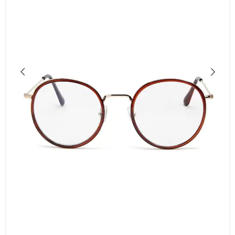 Forever 21 Burgandy Round Contrast Readers